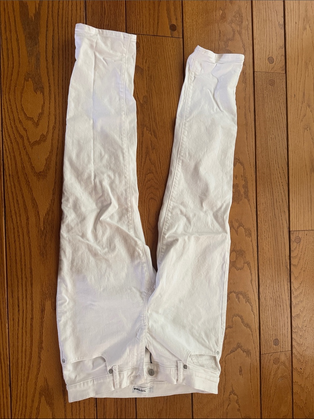 LOFT White Straight Leg Jeans for Women
